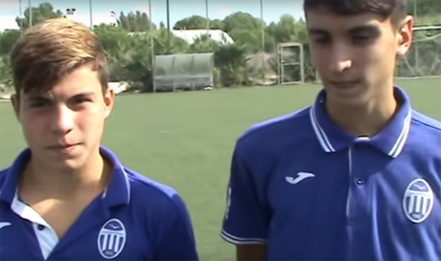 Scaccia e Bucri, autori dei gol dell'Ostiamare @fotofacebbok
