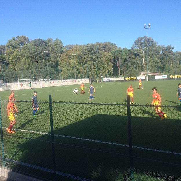 La Totti soccer School in azione