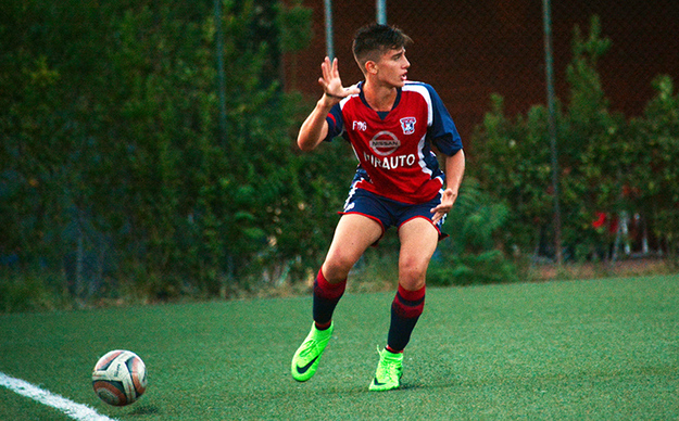 Matteo Preti, in gol con la Tor Tre Teste ©Paolo Lori