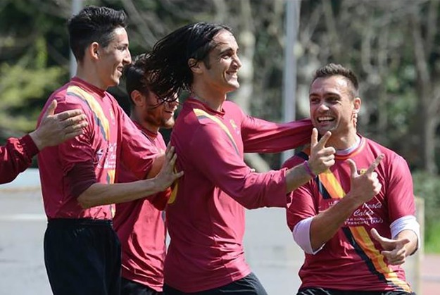 Fanasca con la maglia della Lupa Castelli