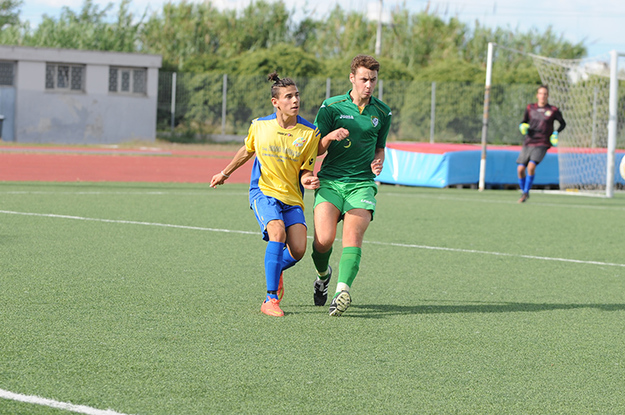 Alessio Pirri in azione contro il Sermoneta (foto ©Del Gobbo)