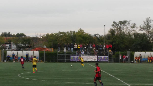 Uno scatto dal match
