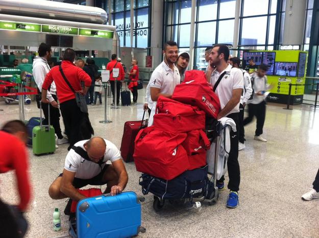 Il Lanusei all'aeroporto photo facebook