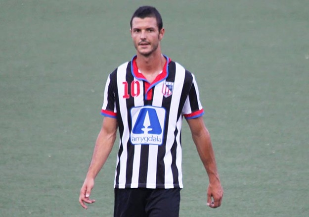 Daniele Greco, allenatore-giocatore dell'Audace Sanvito Empolitana