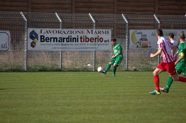 Edoardo Fagioli con la maglia del Palestrina