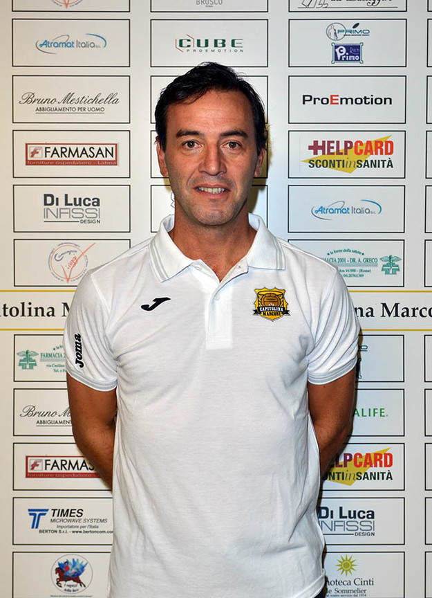 Il tecnico giallonero Paolo Minicucci
