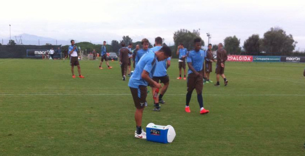Uno scatto del riscaldamento ©sslazio.it