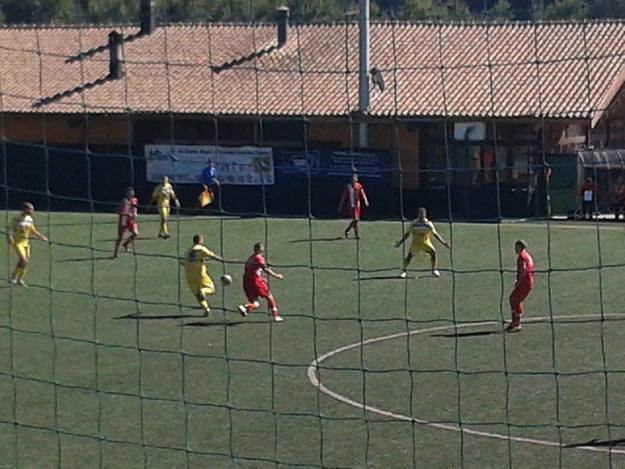 Uno scatto del match