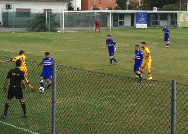 Uno scatto dal match