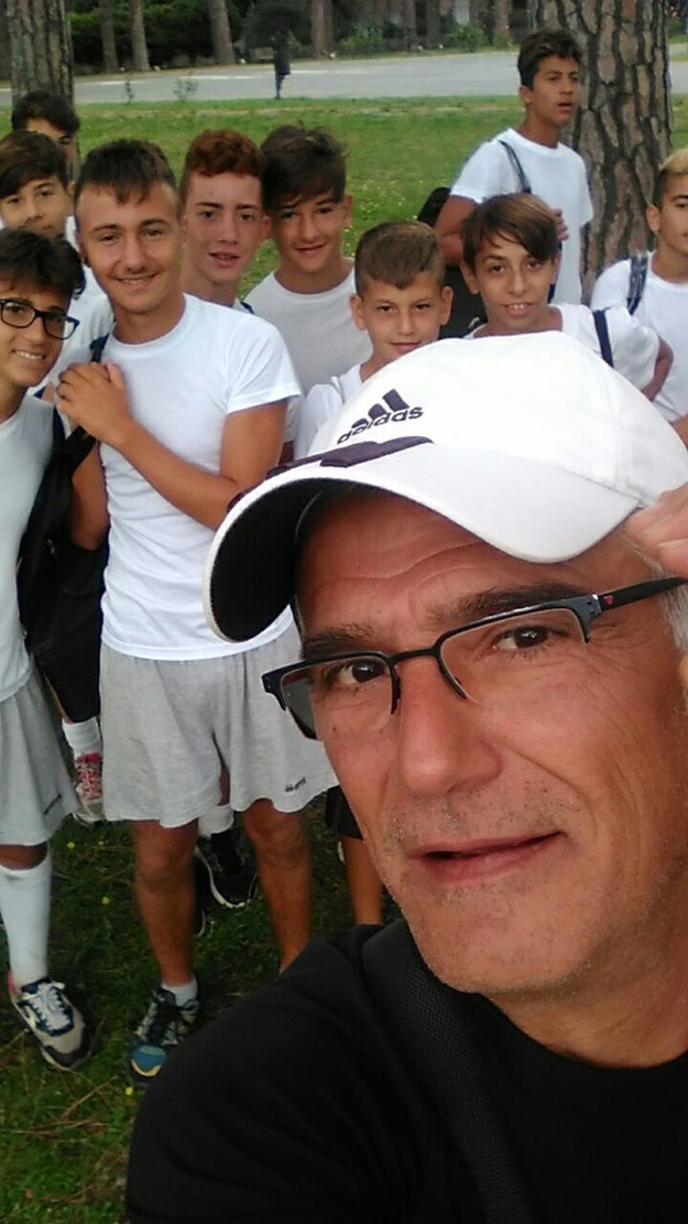 Franco Supino e la squadra