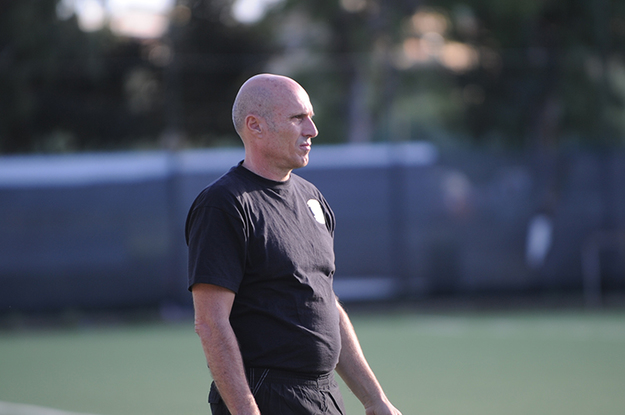 Papotto, allenatore Accademia Calcio Roma (foto Laura Del Gobbo)