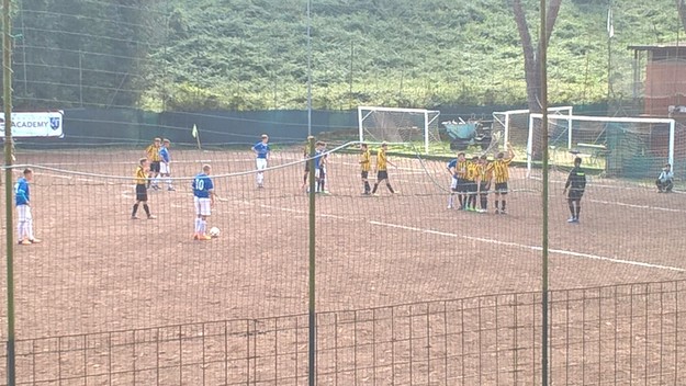 Una fase del match
