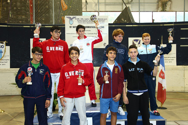 David Sica 3° calssificato Lazio scherma