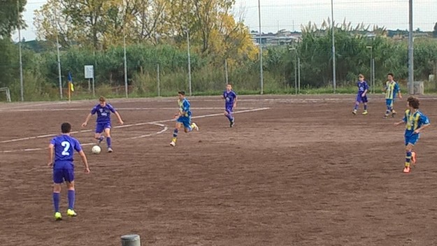 Uno scatto del match