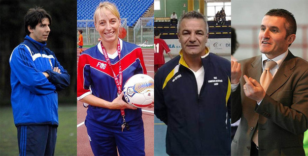 Da sinistra: Silvio Crisari, Tiziana Biondi, Salvatore Corsaletti e David Calabria