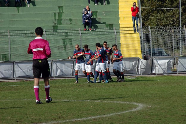 Esultanza del Calcio Sezze