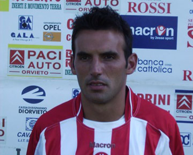Roy Giomarelli con la maglia dell'Orvietana