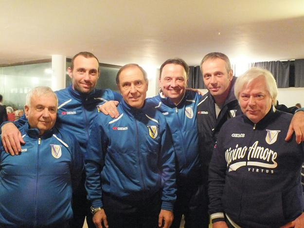 La dirigenza della Virtus Divino Amore foto virtusdivinoamore.net