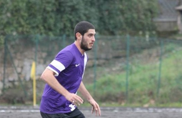 Vulpiani con la maglia della Boreale