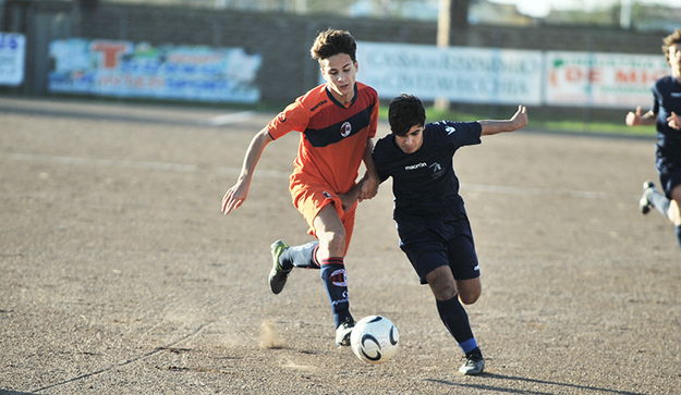 Uno scatto del match tra Ladispoli e Tor di Quinto (foto ©Del Gobbo)