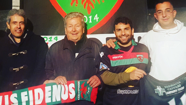 Il presidente Riccardi con Hrustic