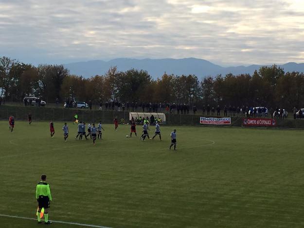 Uno scatto del match