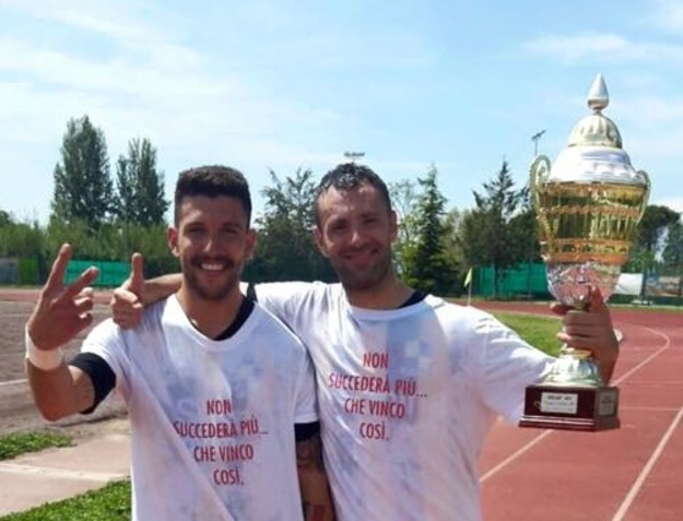 Di Benedetto campione della Promozione 2014/15 (foto Facebook)