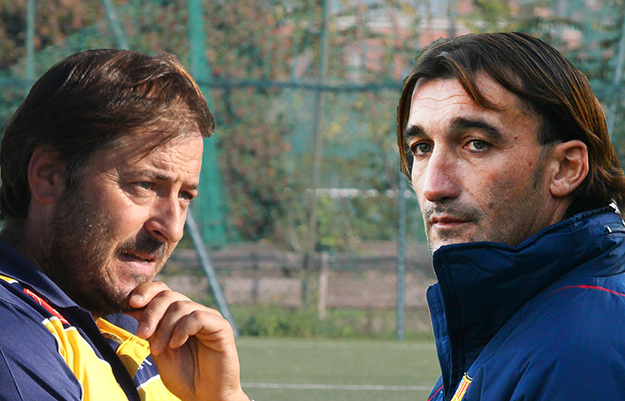 Faccia a faccia al Catena: a sinistra Daniele Boncori, a destra Andrea Persia