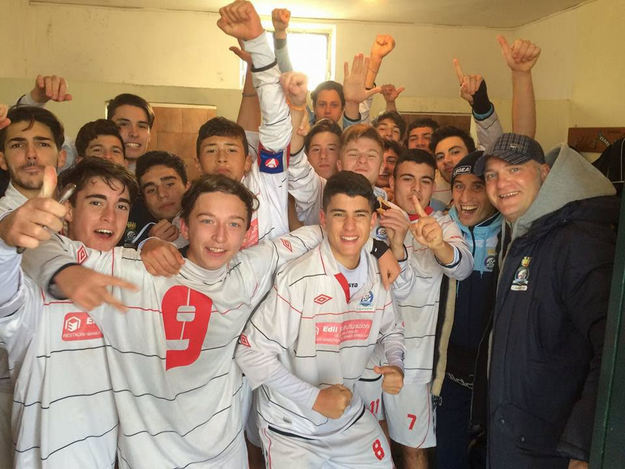 I festeggiamenti dopo la vittoria