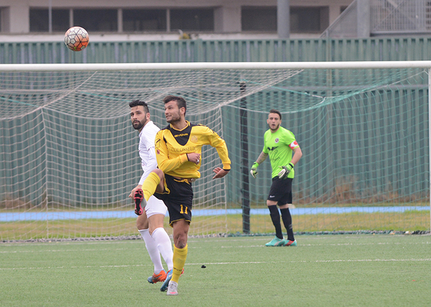 Angelo Pangrazi, del Real Colosseum, nel match con l'Unipomezia (foto©Lori)
