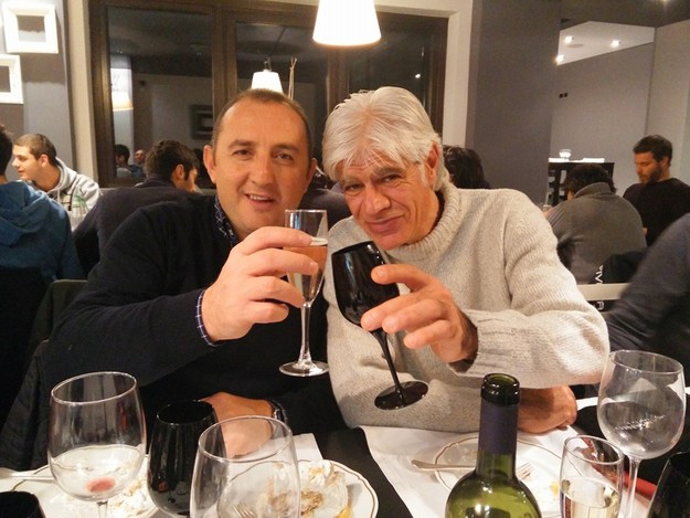 Rocconi e Leone, ds e tecnico della Lepanto Marino (foto Facebook)