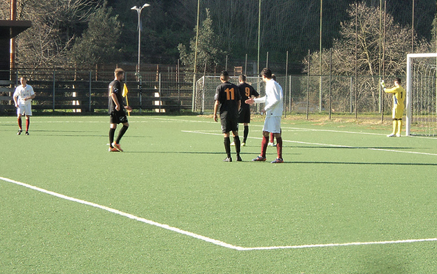 Uno scatto del match