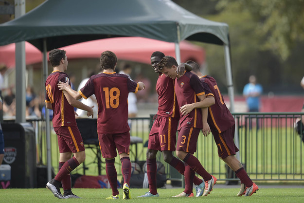 La Roma esulta ad Orlando ©asroma.it
