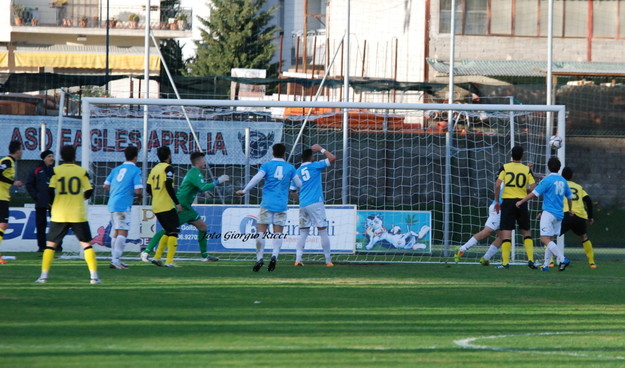 La rete dell'1-1 foto©Giorgio Ricci