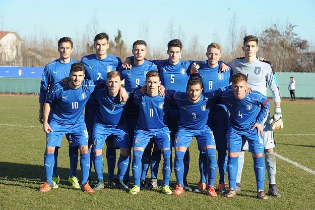 Italia Under 18, l''undici titolare di Baronio contro il Belgio ©figc.it