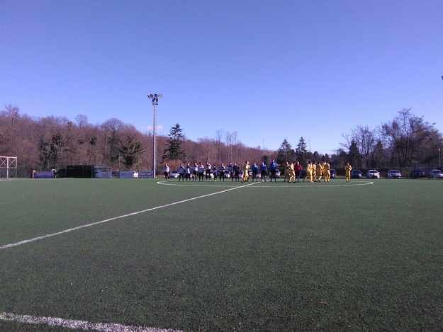 Uno scatto del match