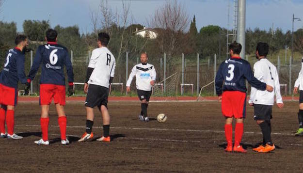 Uno scatto del match