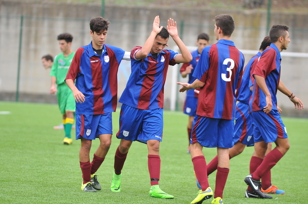 Tonanzi, autore del primo gol rossoblu