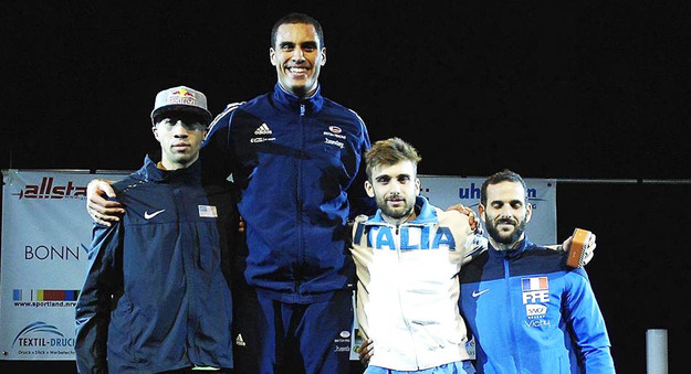 Daniele Garozzo sul podio
