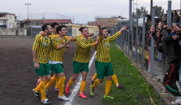 Esulta il San Michele (foto   ©Facebook/Rea/San Michele Calcio)