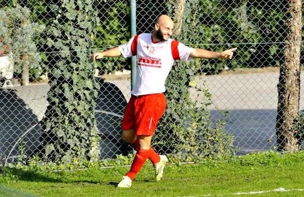 Perrotti, attaccante del Morolo Foto © Facebook Morolo Calcio