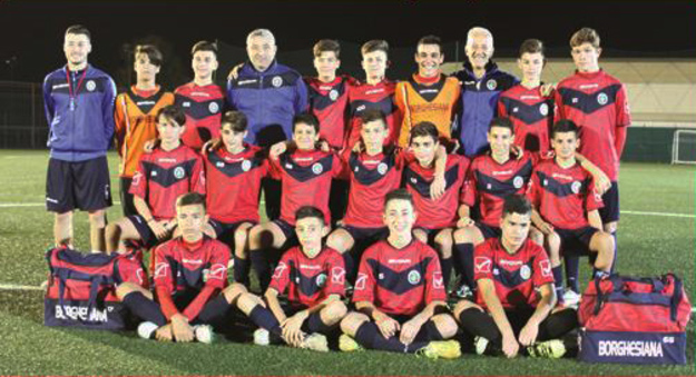 I Giovanissimi Regionali 2001 della Borghesiana ©Facebook/AsdPolisportivaBorghesiana