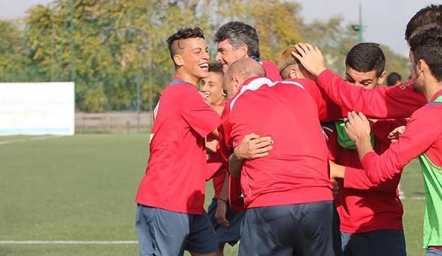 San Lorenzo che esulta foto De Cesaris