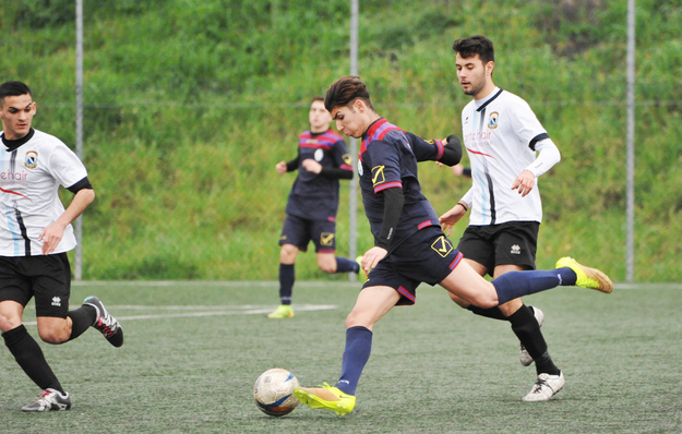 Gianmarco Privitera in azione contto l&apos;Accademia Calcio Roma (foto ©Piccirilli)