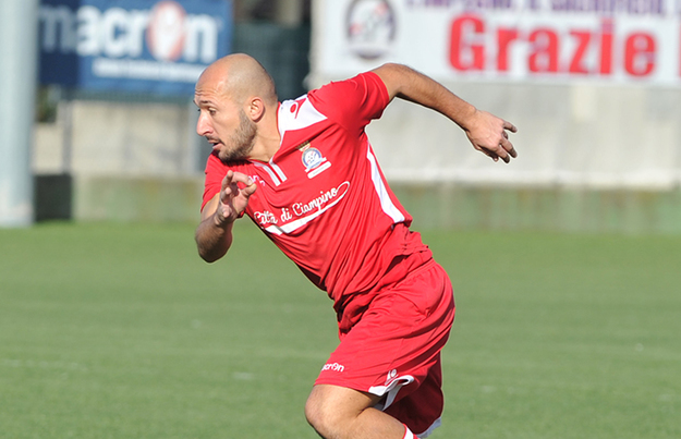 Diego Tornatore, bomber del Città di Ciampino Foto © Laura Del Gobbo