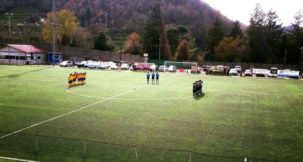 Uno scatto del match