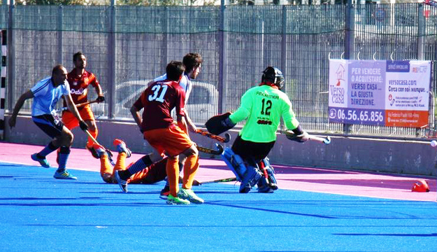 Una fase del match