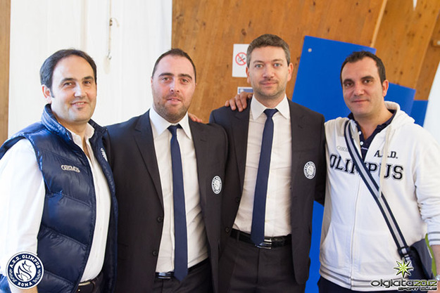 Da sinistra De Angelis, Serafini, Verde e Casilli