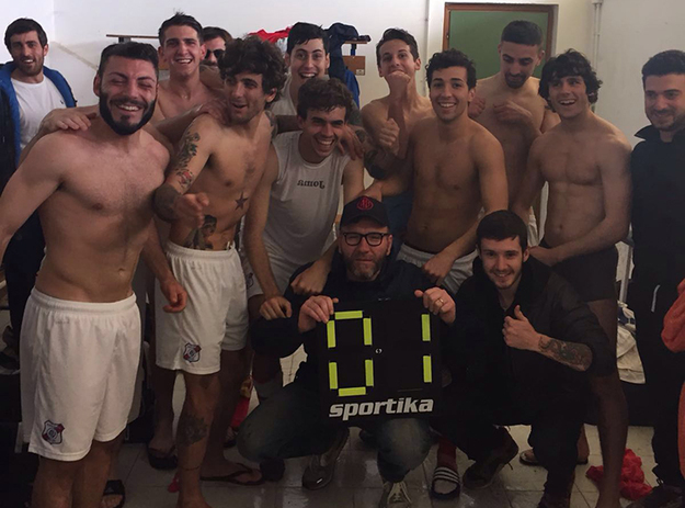 Il Vescovio negli spogliatoi
