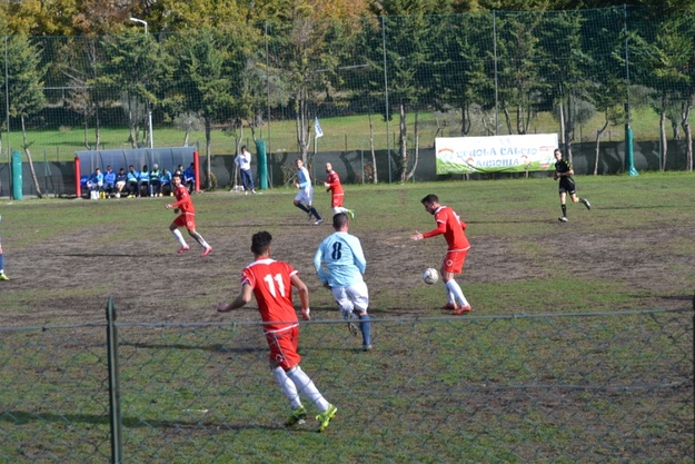 Uno scatto del Real Cassino durante la gara con l Insieme Ausonia